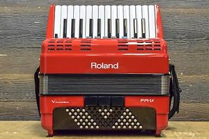 Roland V-Accordion FR-1x USB Port 26-Treble 72-Bass Red Digital Piano Accordion