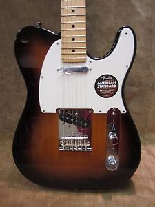 2016 FENDER AMERICAN STANDARD TELECASTER 2 TONE BURST 6 LBS 5 OZ FREE SHIPPING!