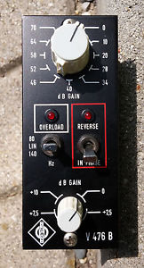Neumann V 476 b  Mic PreAmp