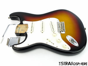 LEFTY 65 RI USA Fender Strat LOADED BODY Stratocaster NITRO Sunburst SALE!