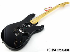 Fender American Standard Strat BODY & NECK Stratocaster Black Maple SALE!