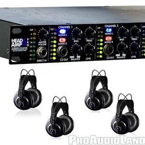 ART HeadAmp6PRO w/ (4) SETS AKG K240MKii Headphones NEW