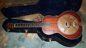 National Resophonic Baritone El Trovador Guitar Exceptionally Fine Condition
