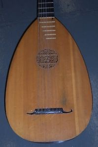 *RENAISSANCE LUTE MAGNIFICENT SOUND MADE BY LUTHIER A LITTO 1969 NYC PICKUP*