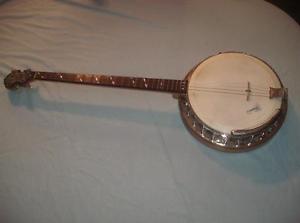 Vintage Paramount Wm. L. Lange Style A Banjo with Case 1920's