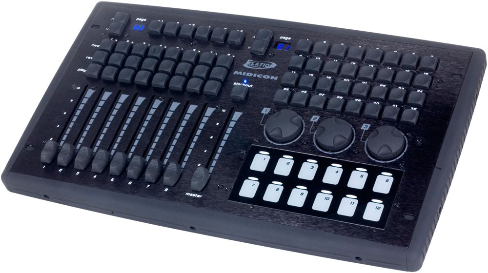 Elation MIDICON Pro DJ USB MIDI Lighting Controller for DMX Lighting Software