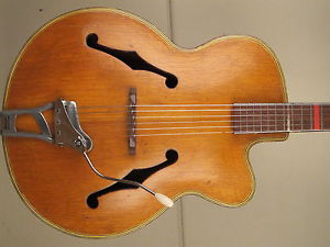 ♫ 1962 RODEBALD HOYER "JAZZSTAR" VOLLMASSIV vintage Archtop, Jazzgitarre