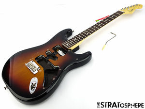 American Standard Fender Strat BODY HARDWARE NECK + TUNERS Stratocaster 3TS RN