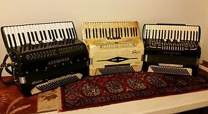 3 accordion. hand.made.reeds. gud.condition sold.as.is.no.returns