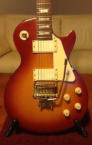 Gibson Les Paul Studio Guitar Sunburst Gold Hardware EMG Locking Tuners Stetsbar