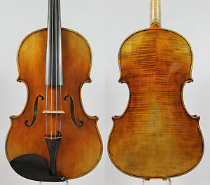 Wide Body!Oil Varnish, RARE TERTIS Pattern Viola 16" Copy! M9689 Concert level!