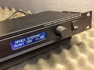 4 Aphex 188 8 Channel Remote Controllable Mic Pre-amps
