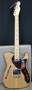 Fender American Elite Telecaster,Thinline - Natural, 0114312721