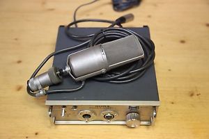 SONY C-47 Condenser Microphone with Power Supply Very Rare Mic