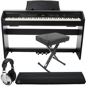 Casio Privia PX-780 88-Key Digital Piano + Keyboard Bench + Cover + Headphones