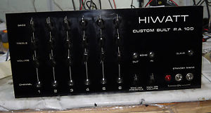 Vintage 1973 Hiwatt DR112 PA 100 Custom Valve Guitar Amplifier Spares repairs