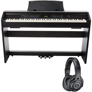 Casio Privia PX-780 88-Key Digital Piano Keyboard + Audio Technica Headphones
