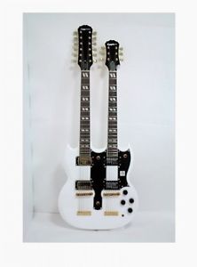 Epiphone Limited Edition G-1275 Custom Double Neck Alpine White F/S #Q332