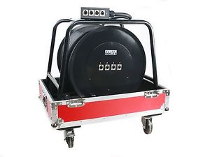 Elite Core SUPERCAT6-QUAD200REEL Quad Tactical Shielded CAT6 Cable 200' w/ Case