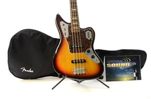 Fender Jaguar Electric Bass Guitar - Sunburst w/ Gig Bag - Japan MIJ