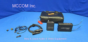 Lectrosonics UCR201 UHF Diversity Receiver & UM200C UHF BeltPack Transmitter Mic