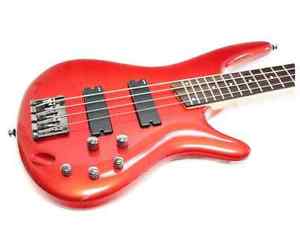 IBANEZ SR-300 Metallic Red VG condition Free Shipping Tracking Number