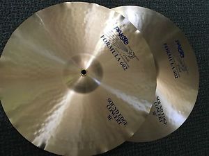 Paiste Formula 602 Blue Label Concert Soundedge Crash Cymbals 18" Vintage Hihat