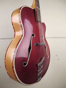 ♫ 1960 RODEBALD HOYER "JAZZSTAR" Mahagoni vintage Archtop, Jazzgitarre