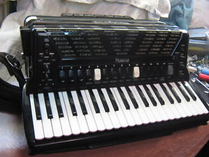 Used Roland FR-7x Black V-Accordion