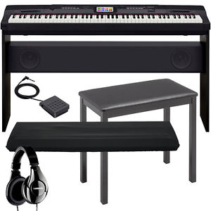 Casio CGP-700 Compact Grand Piano + Stand + Pedal + Cover + Bench + Headphones