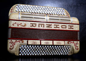 UNIQUE CUSTOM-MADE BUTTON ACCORDION HOHNER MORINO ARTISTEIIN+NEW STRAPS~CASSOTTO