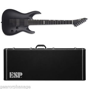 ESP E-II Horizon NT-7B Black Satin BLKS Guitar B-Stok w/ Hardshell Case Baritone