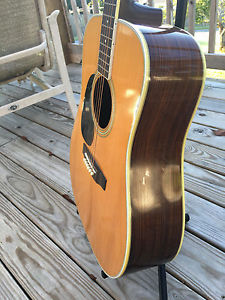 Vintage 1980 Martin Standard D-35 L Acoustic-Electric Guitar with Case-1 OWNER!!