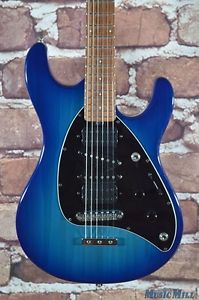 Ernie Ball Music Man Steve Morse Electric Guitar Morse Blue Burst w/OHSC