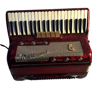 TOP FULL SIZE ACCORDION MARINUCCI 120bass+NEW SHOULDER STRAPS&CASE~Made in Italy