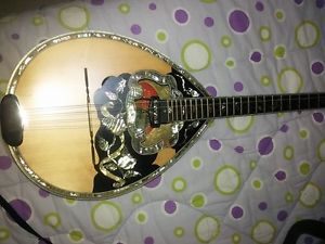 GREEK HANDMADE BOUZOUKI WITH WONDERFUL FIGURE