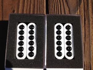 NEW Seymour Duncan SH-8 Invader Humbucker Pickup SET White Ceramic Neck & Bridge
