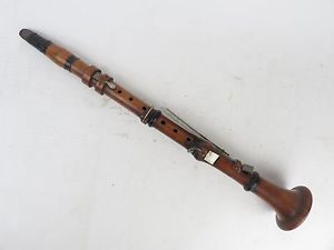 Antique W.N. made in Linz, Austria 6 Key C Clarinet with Nickel Keys wood ISI600