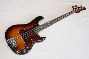 G&L LB100 P BASS 3 TONE SUNBURST W/ CUSTOM SHOP UPGRADES