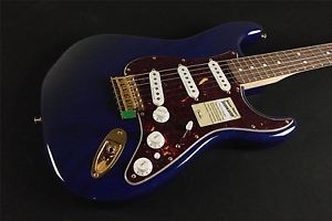 Fender Deluxe Players Strat Rosewood Board Sapphire Blue Transparent (892)