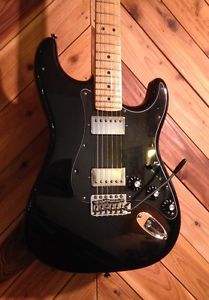 Fender Mexico Black Top Stratocaster HH Black Electric Guitar Free Shipping