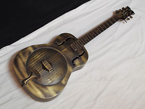 DEAN Heirloom BRASS acoustic round-neck resonator GUITAR new - Slide - B-stock