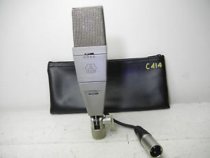 AKG C414 CLASSIC RARE VINTAGE CONDENSER MULTY PATTERN LARGE DIAPHRAGM C12 MIC #2