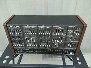 Roland system-100M basic cabinet (112-121-130-140-150 in 191J) serviced.