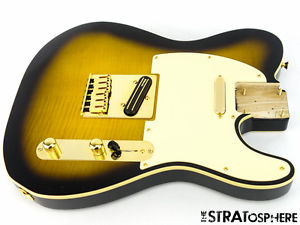 Fender Richie Kotzen Telecaster Tele LOADED BODY Ash Flame Maple Top DiMarzios