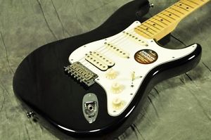 Fender USA American Standard Stratocaster HSS Black Electric Guitar Free Ship