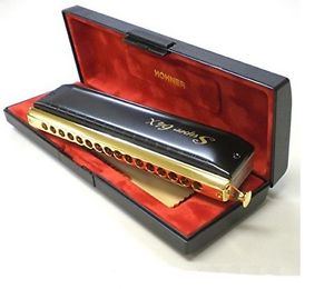 HOHNER Super 64X 7584/64 Key of C Chromatic Harmonica Brand New from Japan