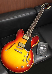 Gibson Custom Shop 1961 ES-335 Dot Reissue Plain Top V.O.S PSL Bourbon Burst