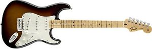 Fender Standard Strat Electric Guitar - Brown Sunburst, 0144602532