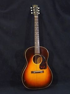 Gibson LG-2 early 1950s Natural w/hard case F/S Guiter Bass From JAPAN #X696